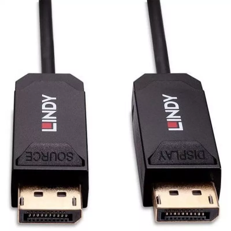 Kabel Lindy 50m Fibre Optic Hybrid DP 2.0 UBHR10