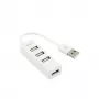 Sbox H-204W USB 4 Porty HUB Biały Kokosowy