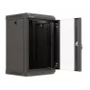Szafa rack Lanberg WF11-3309-10B 9U Szafa ścienna Czarny