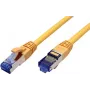 Kabel sieciowy Value 21.99.1934 RJ45, kabel krosowy CAT 6a S/FTP 0,30 m Żółty 1 szt.