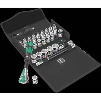 Wera 05003536001 8100 SB All-in Zyklop Speed zestaw grzechotek, 3/8 cala, 35 szt.