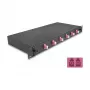 Obudowa złącz światłowodowych DeLOCK 66999 Czarna Metal 482x220x44mm