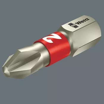 Wera Bit-Set 30-częściowy BC Stainless/30 Bit-Check Phillips Phillips, Phillips Pozidriv, TORX, sześciokątny wewnętrzny (05071109001)