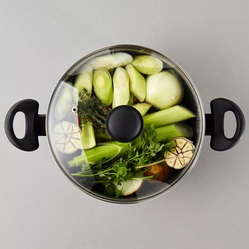 Garnek Russell Hobbs RH02809EU7 24 cm Metallic Marble, wytrzymały garnek do gotowania