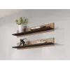 Cama set of two shelves 125cm SOHO lefkas oak/Czarny
