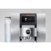 W pełni automatyczny ekspres do kawy JURA Z10 (EB) — zbiornik na wodę 2,4 l, wbudowany młynek, 1450 W, aluminium/biały