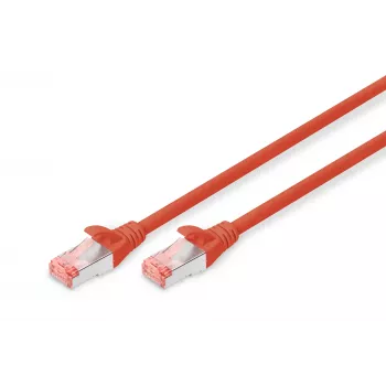 Patch Cord Digitus CAT 6 S/FTP DK-1644-005/R 0.5m czerwony