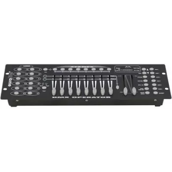 Kontroler oświetlenia DMX EUROLITE Operator 192 — 16 kanałów, do montażu w szafie 19 cali (48,30 cm)