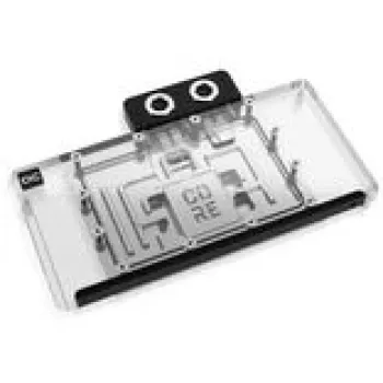 Blok wodny Alphacool Core RX 9070 XT Nitro+ przezroczysty/chromowany z backplate