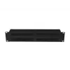 Organizator kabli do montażu w szafie rack 19 cali 2U LANBERG AK-1705-B, czarny
