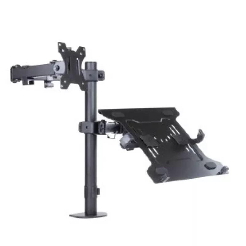 Uchwyt biurkowy ART L-24 81,3 cm (32) Czarny