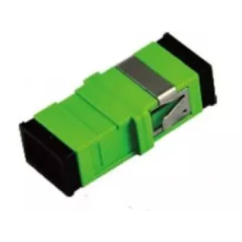 Extralink SC/APC Adapter, Single Mode, Simplex, No Flange, zielony