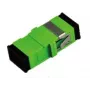Extralink SC/APC Adapter, Single Mode, Simplex, No Flange, zielony
