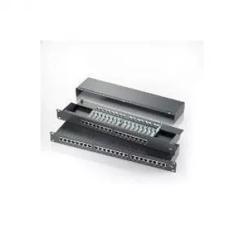 ROLINE 48,30cm (19)-Patchpanel 1 HE, 24 Porty, Cat.5e, czarny (26.11.0328)
