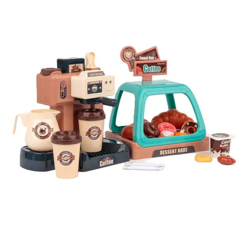 Extralink Zestaw Zabawek Mały Barista Ekspres Kawiarnia 40 EL.