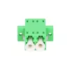 Adapter światłowodowy Extralink LC/APC Singlemode Duplex, zielony, złącza LC/APC