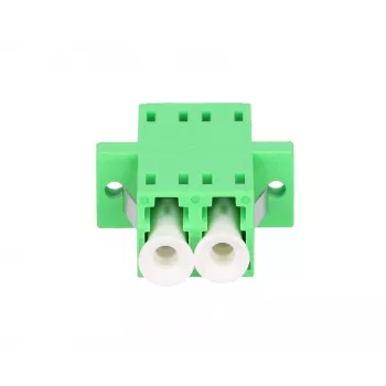 Adapter światłowodowy Extralink LC/APC Singlemode Duplex, zielony, złącza LC/APC
