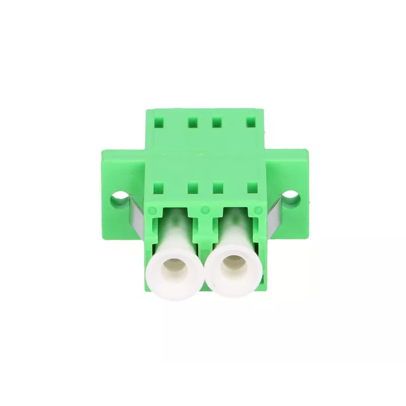 Adapter światłowodowy Extralink LC/APC Singlemode Duplex, zielony, złącza LC/APC