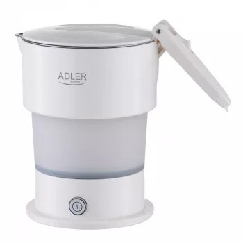 Adler Silicon Travel Kettle | AD 1377 | Travel Kettle | 600 W | 0.6 L | Silicon | biały