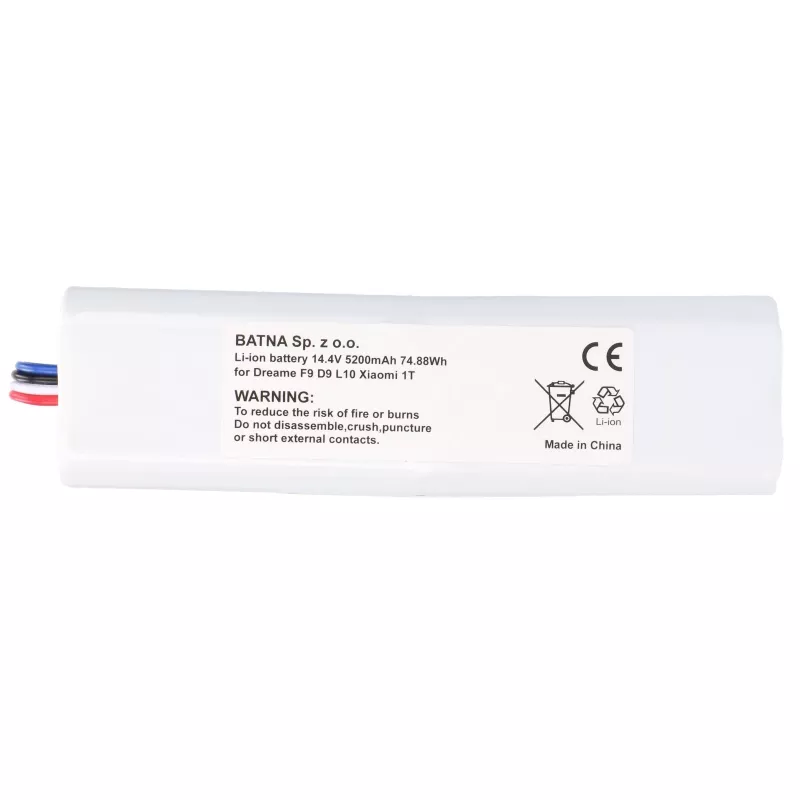 Bateria do Dreame Vacuum F9/D9 PRO, 14,4V 5200mAh