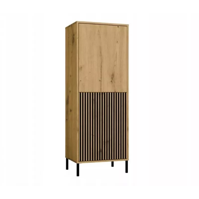 KAMARO 2DK cienki/GŁ dąb ARTISAN DISPLAY CABINET