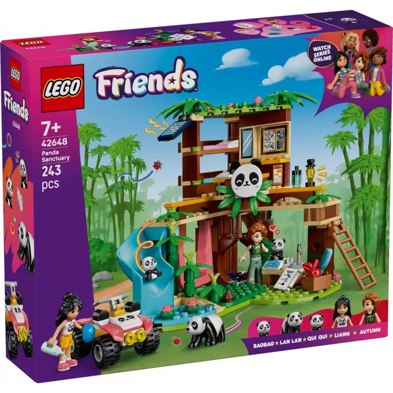 LEGO FRIENDS 42648 Sanktuarium pand – opieka nad zwierzętami