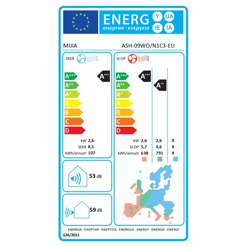 Klimatyzator Xiaomi BPE4411EU energooszczędny kompaktowy design