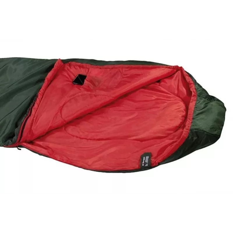 Śpiwór mumia High Peak Lite Pak 1200 poliestrowy zielony, czerwony 23263