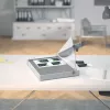 Leitz Precision Home Office Paper Cutter A4, 10 arkuszy, zacisk ręczny, stal nierdzewna, A4, 80 g/m², antracyt
