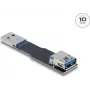 adapter kablowya DELOCK 67420 — USB Typ-A na Typ-A, czarny