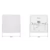 Lampa sufitowa Tellur Tellur WiFi LED 24W Square — kwadratowa oprawa sufitowa LED 24 W ze sterowaniem WiFi