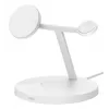 Belkin BoostCharge Pro Ładowarka Bezprzewodowa 3w1 do Słuchawek, Smartfona i Smartwatcha, Biała, Szybkie Ładowanie, Wewnętrzna