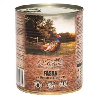 O'CANIS Bażant z marchewką Monoprotein - mokra karma dla psów - 800g