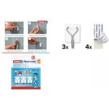 tesa Powerstrips Klebehaken na maks. 1,0 kg, 3 szt. (57615-00003-00)