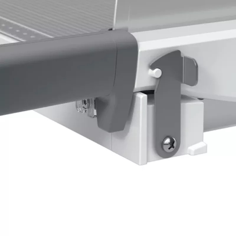 Leitz Precision Home Office Paper Cutter A4, 10 arkuszy, zacisk ręczny, stal nierdzewna, A4, 80 g/m², antracyt