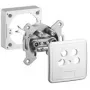 Wentronic Goobay SET 4-otworowe gniazdo antenowe, 2 dB - gniazdo przelotowe lub końcowe, przepustowość DC (67089)