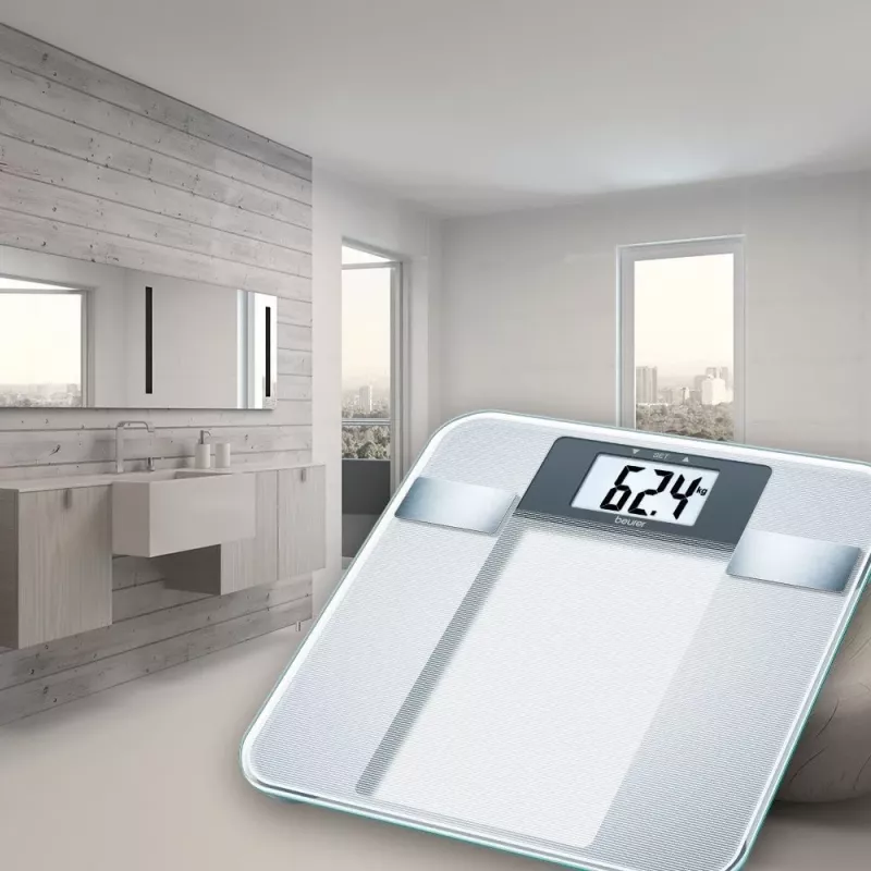 Beurer BG 13 Square szary, Transparent Elektroniczna waga osobowa