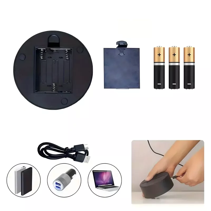 Lampka nocna Extralink HOME 3D serce iluzja optyczna lampka nocna USB