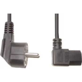 Kabel zasilający czarny 2 m e+p SW 20