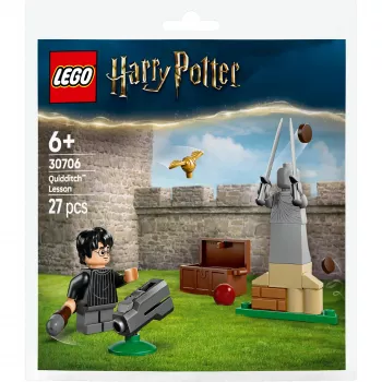 LEGO Harry Potter zestaw 30706 Lekcja Quidditcha z minifigurkami Harry'ego i Draco