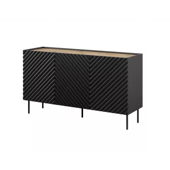 3D2SZ ONDA komoda 150x45x85 czarny