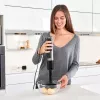 Blender ręczny Czarny & Decker BXHBA1500E — 1500 W blender ręczny z wałkiem ze stali nierdzewnej, 20 prędkości, rozdrabniacz, trzepaczka, funkcja pulse
