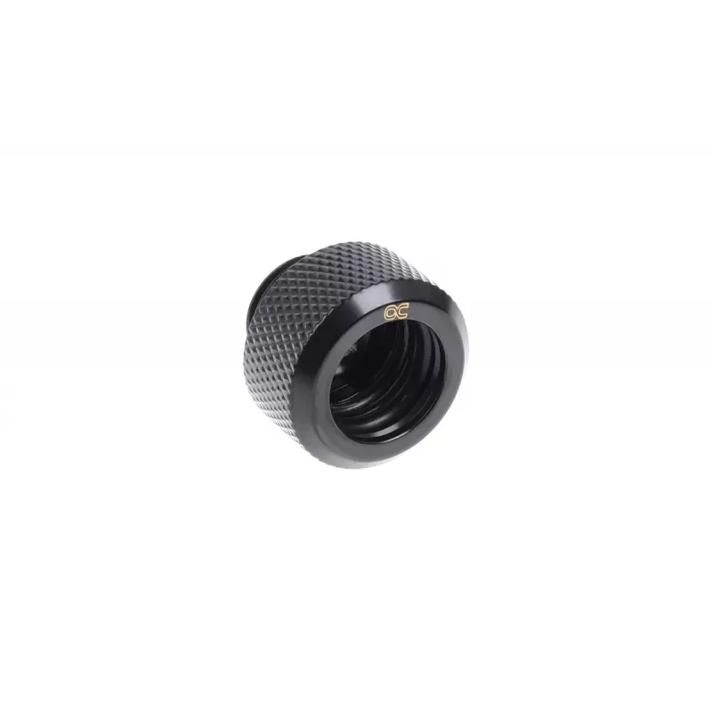 Zestaw złączek Alphacool 17377 — mosiądz, czarny, wysokość 16 mm, średnica 21 mm do chłodzenia cieczą