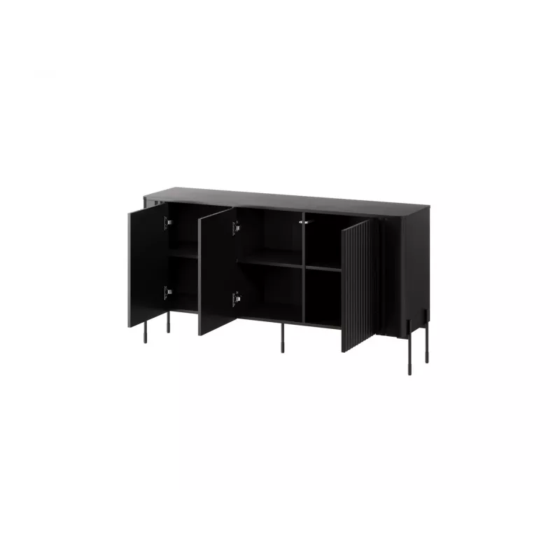 Cama VERA komoda 150x40x80 czarny matowy