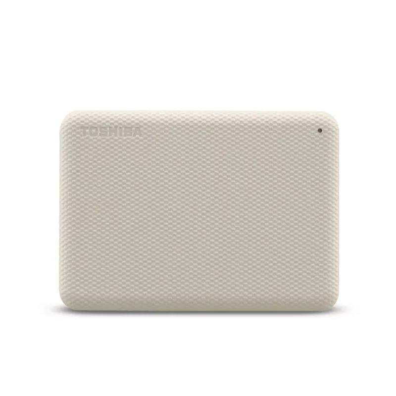 Toshiba Canvio Advance - Festplatte - 4 TB - extern (tragbar) - 2.5 (6.4 cm) - USB 3.2 Gen 1 - hellbeige