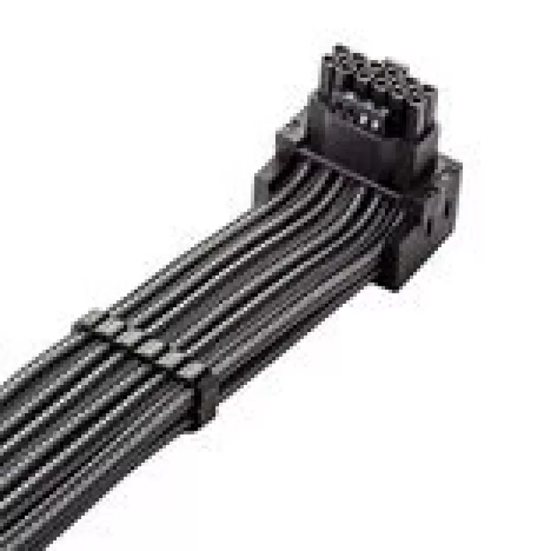 CableMod C-Series Pro Anschlusskabel Variante A 90° 16-Pin do 4×8-Pin PCIe carbon