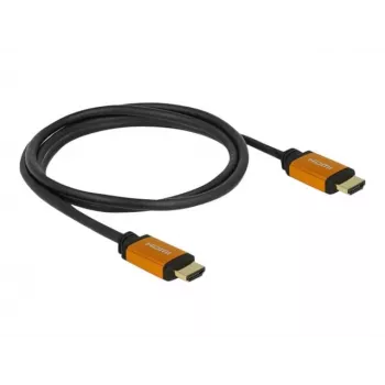Kabel HDMI DeLOCK 85728 1.5m Typ A Czarny Złoty