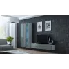 Cama Witryna VIGO '180' 180/40/30 biały/szary połysk