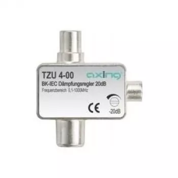 axing TZU 4-00 - rozdzielacz kablowy - 0,1 - 1006 MHz - aluminium - męski/żeński - IEC