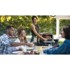 Ninja OO101EU grill ogrodowy/barbecue elektryczny + węglowy czarny, czerwony, srebrny 2400 W